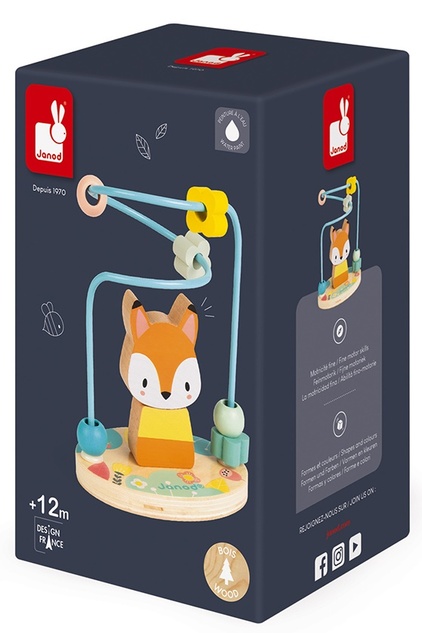 Janod Schleifenpuzzle Fuchs Pure