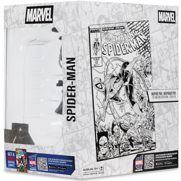 Marvel PVC figurica 1/10 Spider-Man Line Art (The Amazing Spider-Man #318)(Gold Label) 17cm