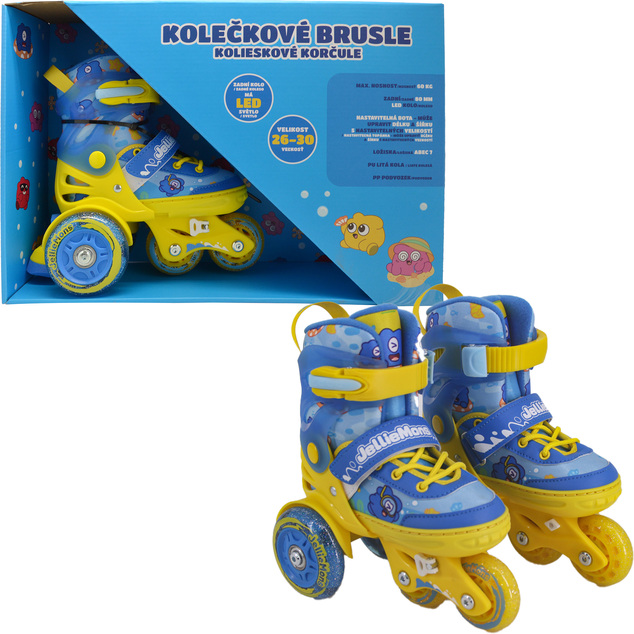 Kinder leuchtende Rollschuhe - Blau (Gr. 26-30)