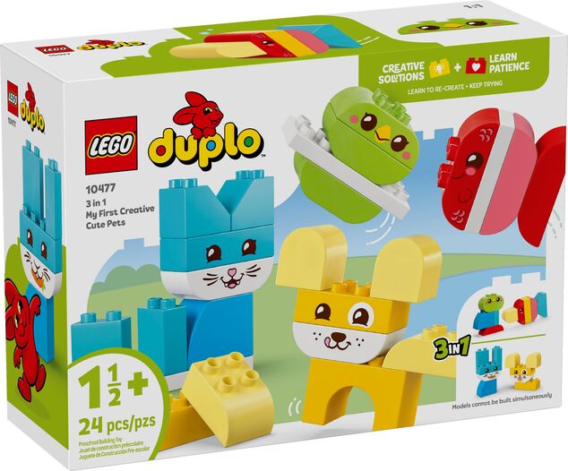 LEGO® DUPLO® 10477 Kreatívni roztomilí maznáčikovia 3 v 1