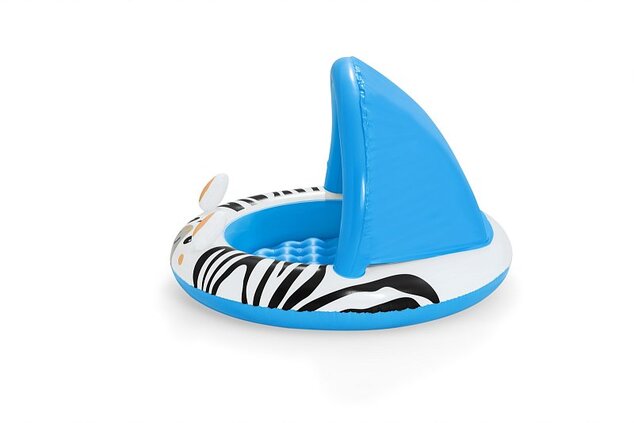 Bestway Nafukovací bazénik so strieškou zebra, 97x66 cm