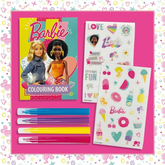 Barbie kreatívna súprava na cesty v kufríku 9,5x4,5x17,5 cm