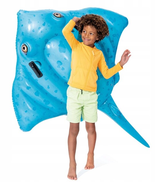 INTEX 57576 Nafukovacia raja modrá 185 x 145 cm