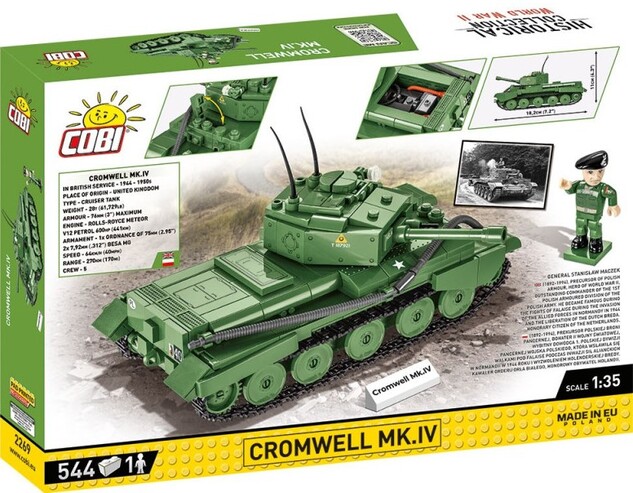 Cobi 2269 II WW Cromwell Mk. IV Hela, 1:35, 542 k, 1 f