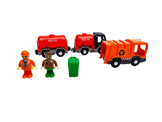 2Kids Toys Set vehicule de gunoi cu figurine