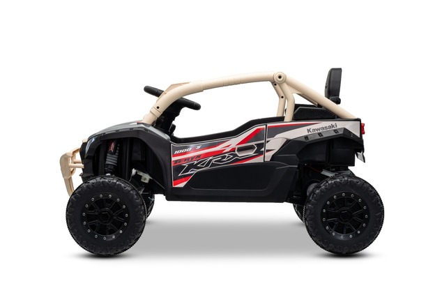 Elektrické autíčko Kawasaki TERYX KRX 1000 12V, khaki, jednomiestne, odpružená zadná nápra
