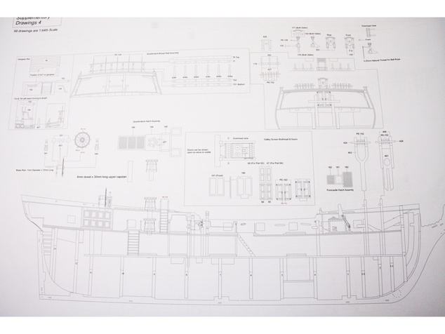 Vanguard Models HMS Sphinx 1775 1:64 kit