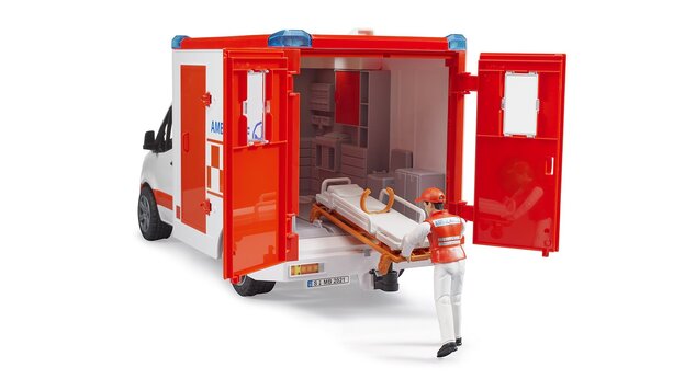 Bruder MB Sprinter sanitka s vodičom