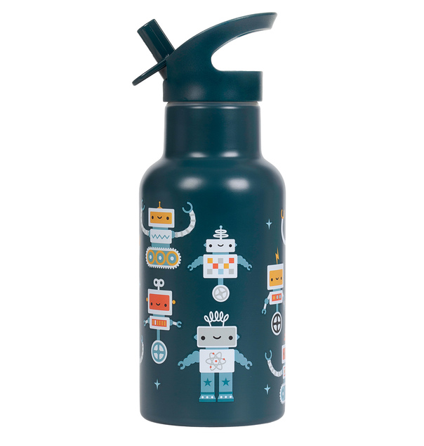 A Little Lovely Company - bouteille en acier inoxydable, 350 ml - robots