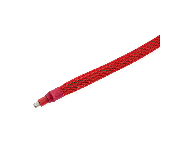 Ochranný káblový oplet 6mm červený (1m)