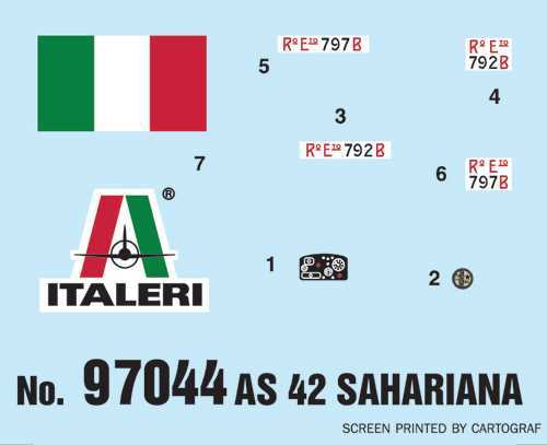 Model Kit military 97044 - AS 42 Sahariana (1:72)