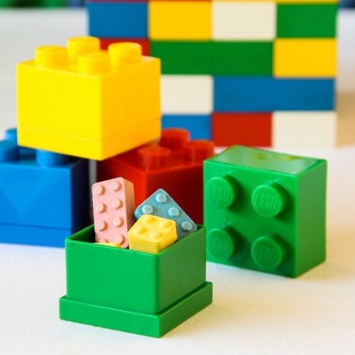 LEGO® Minibox 4 - Gelb 46 x 46 x 43 mm