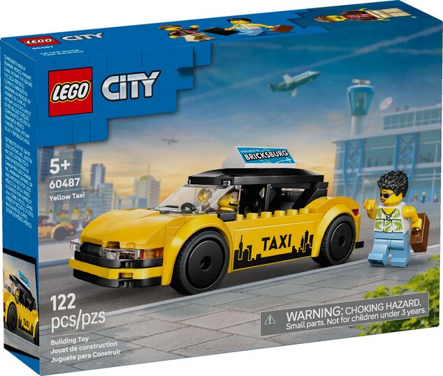 LEGO® City 60487 Gelbes Taxi