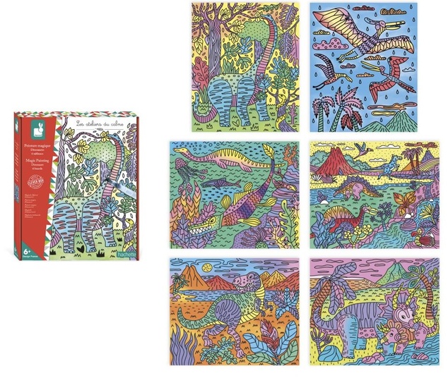 Janod Atelier Sada Maxi Maľovanie Dinosaurus