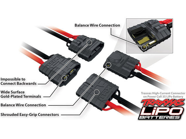 Traxxas striedavý regulátor Velineon VXL-3S (s 6mm konektormi)