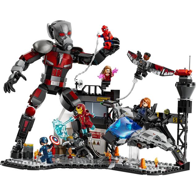LEGO® Marvel 76314 Akčná bitka – Captain America: Občianska vojna