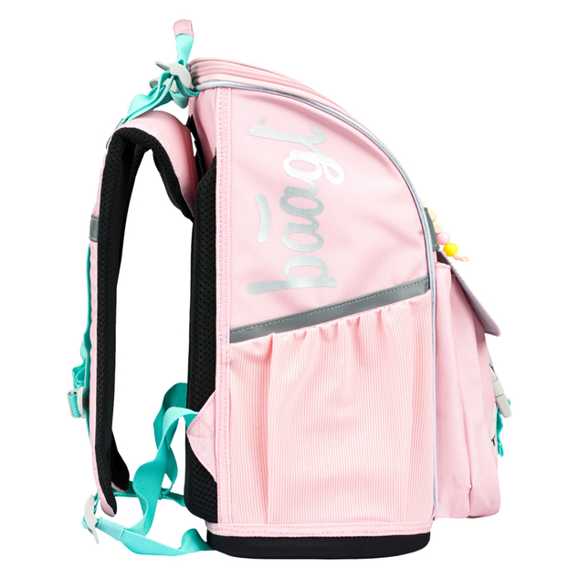 BAAGL SET 5 Zippy Arcobaleno: cartella, astuccio, sacchetto, grembiule, portafoglio