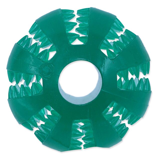 Топка Dog Fantasy DENTAL MINT зелена 7см