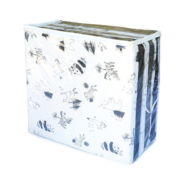 Tappetino da gioco pieghevole imbottito per bambini 5 in 1, Black&amp;White
