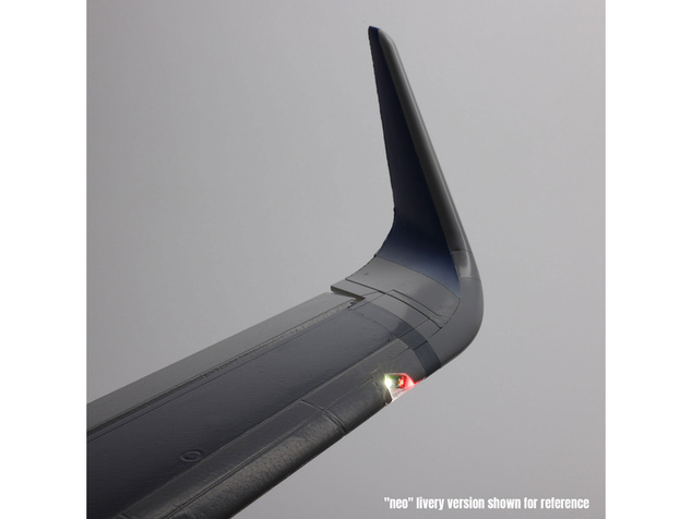 E-flite Airbus A320neo EDF 1.5m AS3X+ SAFE Select BNF Basic biely