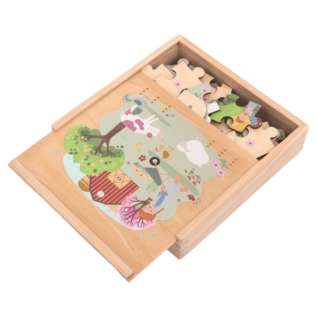 2Kids Toys Puzzle fa dobozban Négy évszak