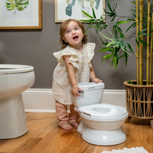INGENUITY Kinder-Toilette mit Geräusch My Size™ Weiß