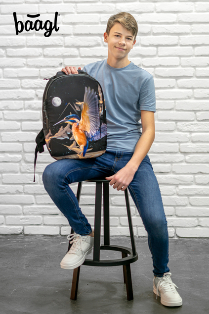 BAAGL Rucksack eARTh - Kingfisher von Caer8th