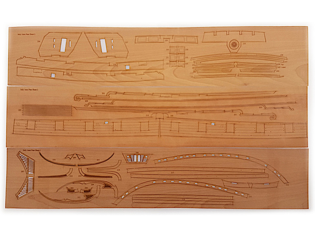 Vanguard Models HMS Indefatigable 1794 1:64 kit