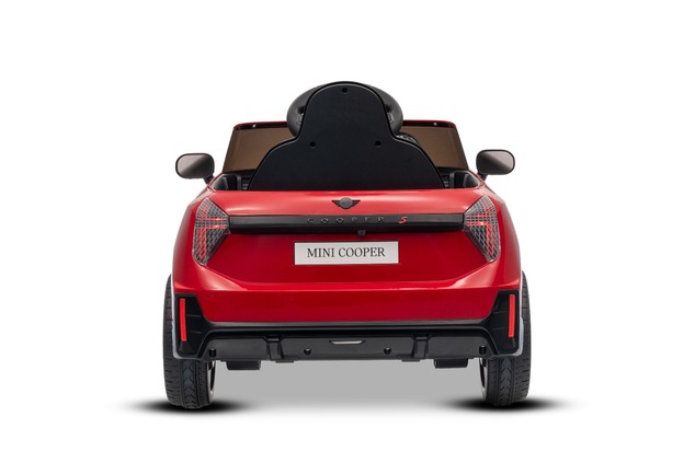 Elektrické autíčko BMW Mini Cooper 12V, červené, USB Vstup s Bluetooth pripojením na MP3 P
