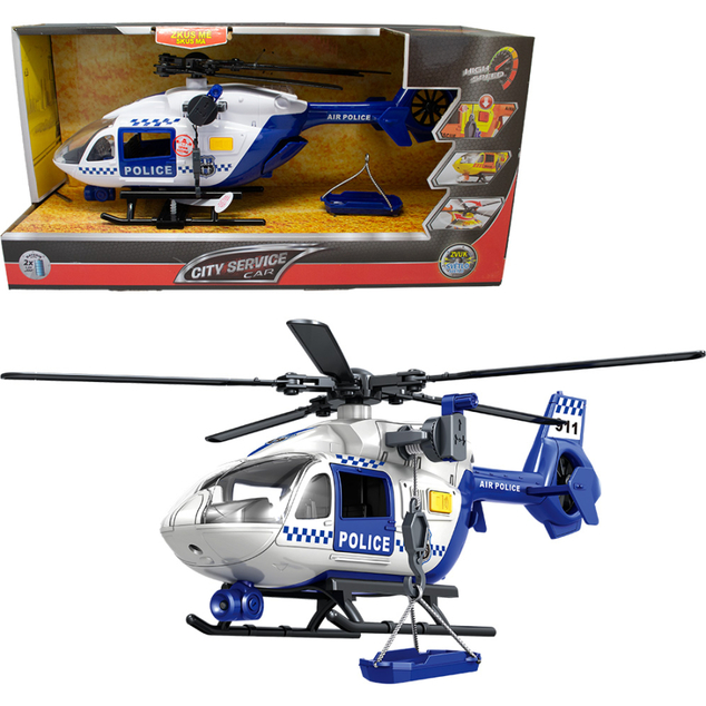 CITY SERVICE CAR - 1:12 Policajní vrtuľník