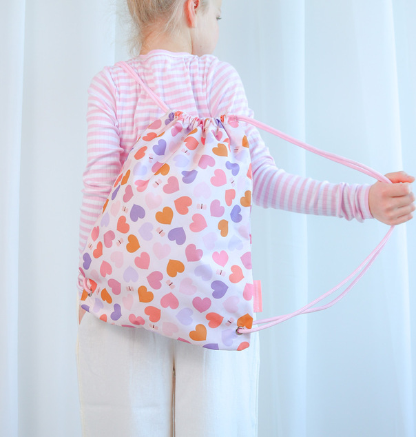 A Little Lovely Company - Kinder-Sporttasche - Herz