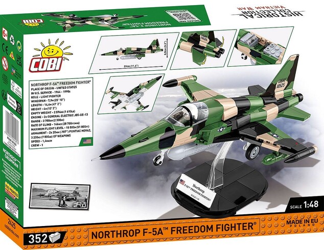 Cobi Vietnam War Northrop F-5A Freedom Fighter, 1:48, 330 k