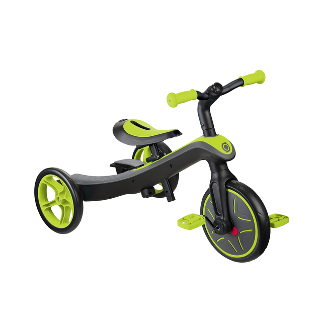 Globber Kinder-Dreirad 4in1 - Limettengrün