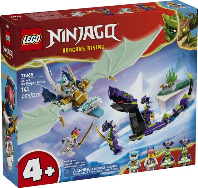 LEGO® NINJAGO® 71865 Zane a souboj s ledovým drakem