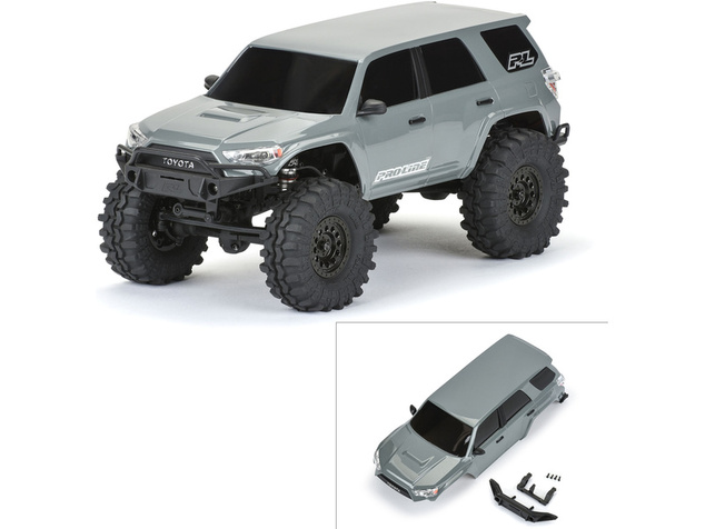 Pro-Line karosérie 1:24 2024 Toyota 4Runner rázvor 132mm, šedá, zostavená: Axial SCX24