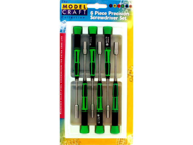 Modelcraft šestrobni izvijači (komplet 6 kosov)