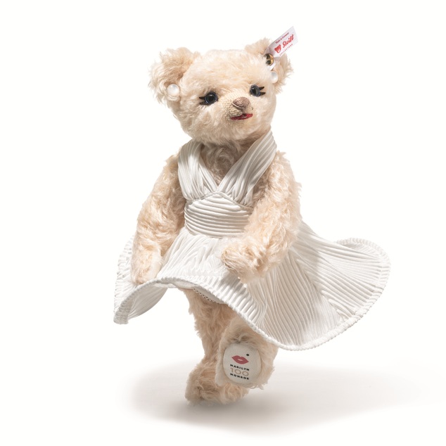 STEIFF LED Marilyn Monroe Teddy bear 100th Anniversary  zberateľský predmet