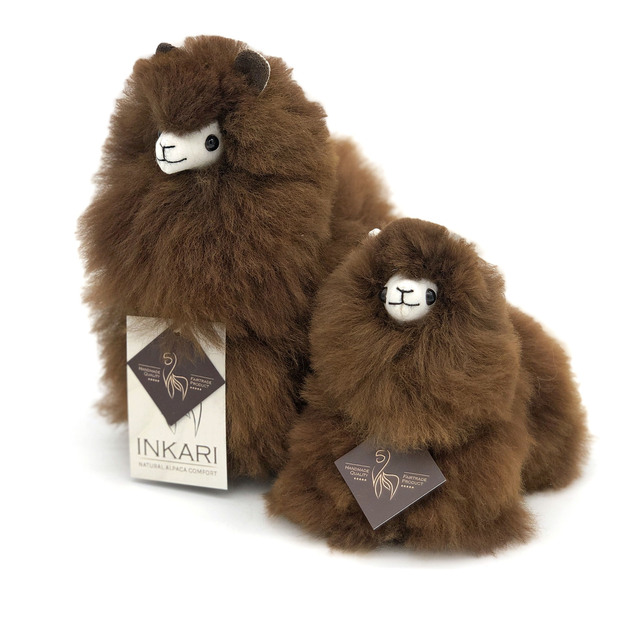 INKARI Plyšová hračka Alpaca Mini Chocolate 15cm