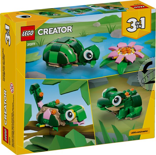 LEGO® Creator 3 v 1 31377 Korytnačka s leknom
