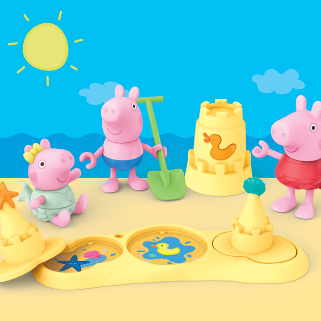 HASBRO - Pujsa Pepa bratje in sestre na plaži