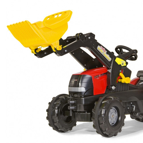 Rollytoys Šliapací traktor Farmtrac Case Puma s predným nakladačom