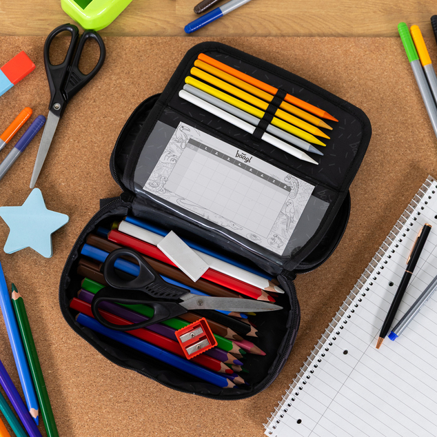 BAAGL Astuccio scolastico etui Ska grigio