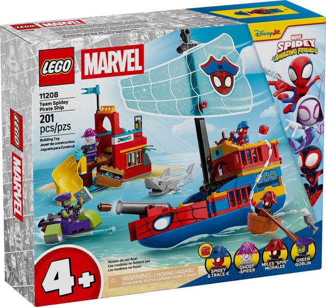 LEGO® Marvel 11208 Pirátska loď Spideyho tímu