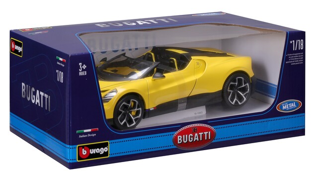 Bburago 1:18 TOP - Bugatti Mistral - Yellow