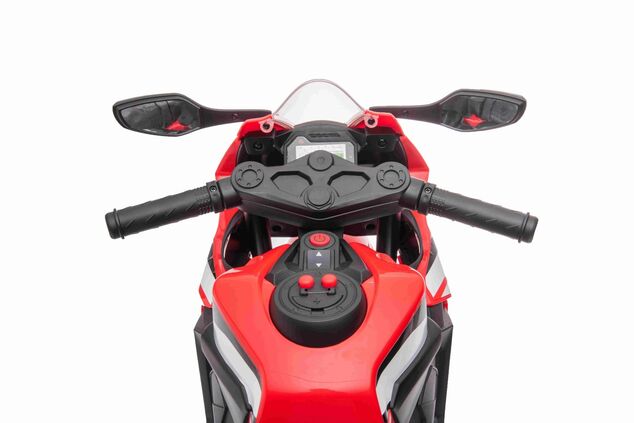 Elektrická Motorka HONDA CBR 1000RR, Licencované, 12V batéria, Plastové kolesá, červená