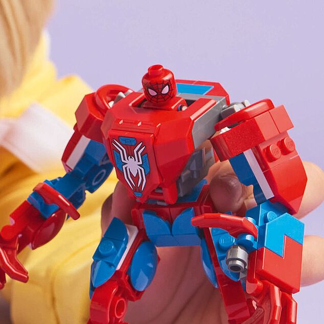 LEGO® Marvel 76308 Spider-Man în costum robotic vs. Anti-Venom
