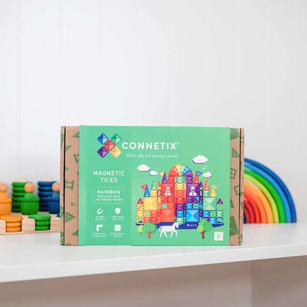 CONNETIX® Rainbow Creative Pack magnetická stavebnica 102 ks