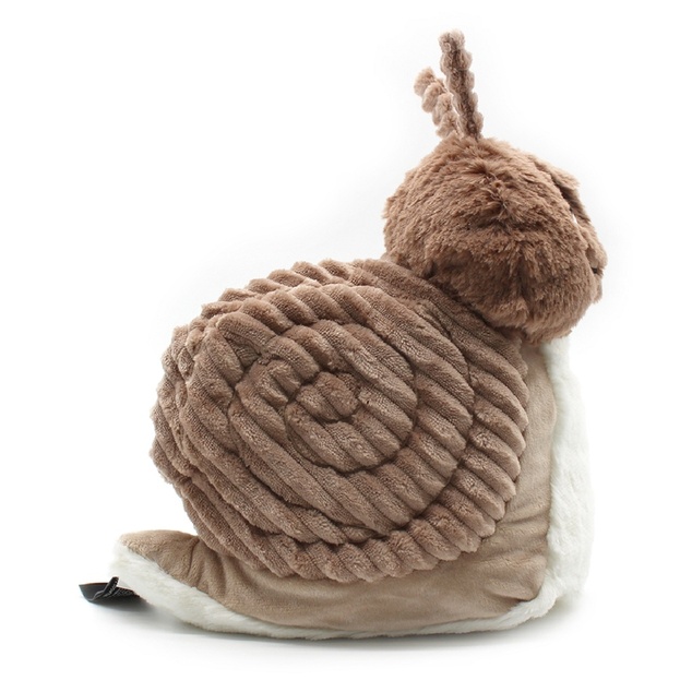 PTIPOTOS Plüschschnecke Speedou braun - Mama mit Baby