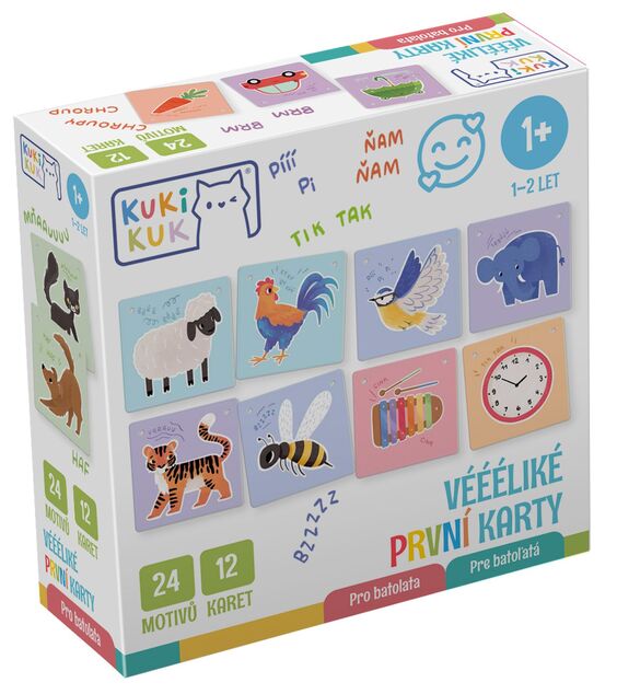 KukiKuk 80057 - Všetky prvé karty Pre batoľatá