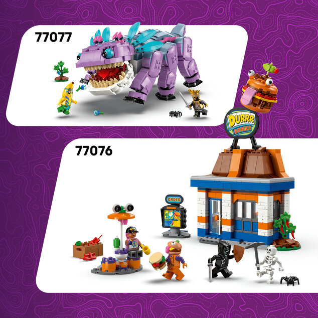 LEGO® Fortnite 77075 Peely a Sparkplug a ich táborisko